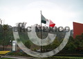 Bandera de Mexico en Hp Santa Fe